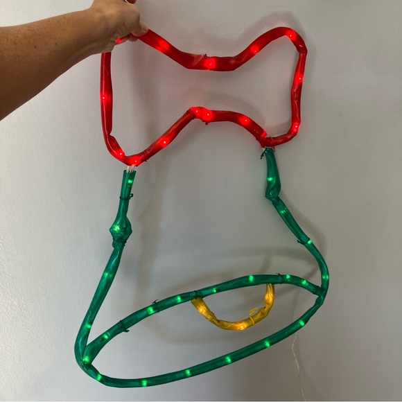 Mr Christmas Mini Christmas Light Sculpture Bell Folding Holiday Light With Box - Picture 2 of 14